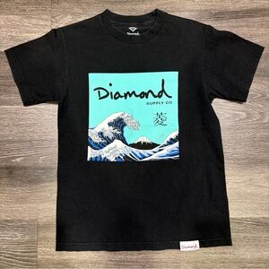 Diamond Supply Co Shirt Short Sleeve Black Men’s Small